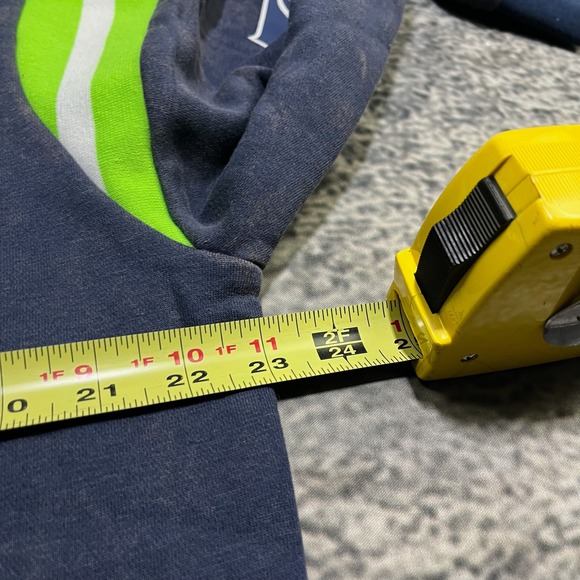 NWT Seattle Seahawks Darius Rucker Hoodie Sweatshirt Mens Medium NFL Blue - Picture 8 of 10